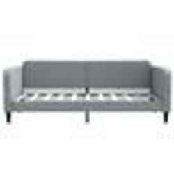 vidaXL Lit de repos sans matelas gris clair 90x190 cm tissu - 90 x 190 cm