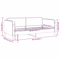 VidaXL 354045 canapé lit sofa Noir - Vue supplémentaire 8