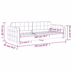 VidaXL 354053 canapé lit sofa Vert - Vue supplémentaire 8