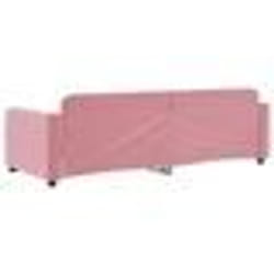 vidaXL Lit de repos sans matelas rose 80x200 cm velours
