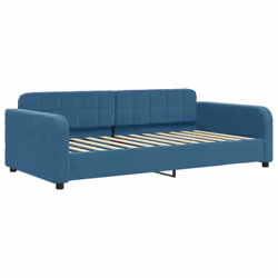 VidaXL 354057, lit sofa, Bleu, mousse, Métal, Polyester, Bois, 2240 mm, 1000 mm