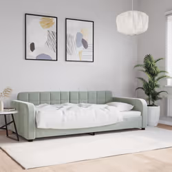 VidaXL 354058 canapé lit sofa Gris