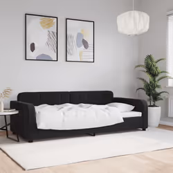 VidaXL 354062 canapé lit sofa Noir