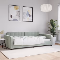 VidaXL 354065 canapé lit sofa Gris