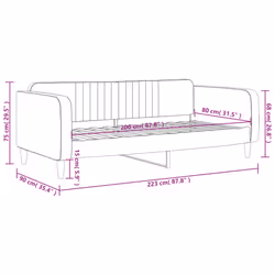 VidaXL 354078 canapé lit sofa Bleu - Vue supplémentaire 8