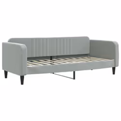 VidaXL 354079, lit sofa, Gris, mousse, Métal, Polyester, Polywood, Bois, 2230 mm, 900 mm