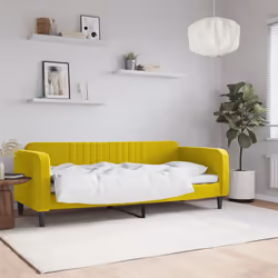 VidaXL 354084 canapé lit sofa Jaune