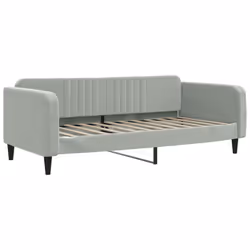 VidaXL 354086, lit sofa, Gris, mousse, Métal, Polyester, Polywood, Bois, 2230 mm, 1000 mm