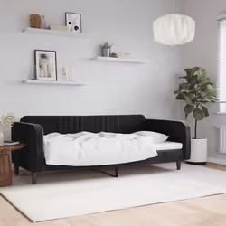 VidaXL 354090 canapé lit sofa Noir