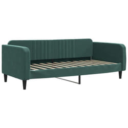 Vidaxl - Lit de repos sans matelas vert foncé 100x200 cm velours
