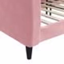 vidaXL Lit de repos rose 100x200 cm velours - 100 x 200 cm