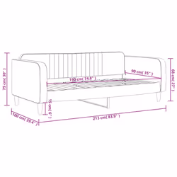 VidaXL 354101 canapé lit sofa Noir - Vue supplémentaire 8