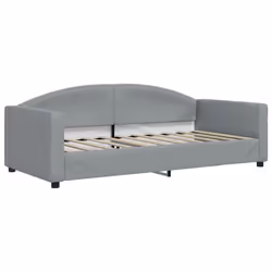 VidaXL 354116, lit sofa, Gris, mousse, Métal, Polyester, Bois, 2230 mm, 1100 mm