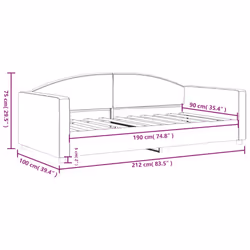 VidaXL 354116 canapé lit sofa Gris - Vue supplémentaire 8