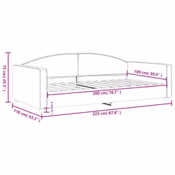 VidaXL 354119 canapé lit sofa Taupe - Vue supplémentaire 8