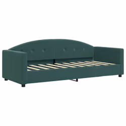 VidaXL 354131, lit sofa, Vert, mousse, Métal, Polyester, Polywood, Bois, 2220 mm, 900 mm