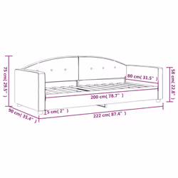 VidaXL 354131 canapé lit sofa Vert - Vue supplémentaire 8