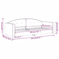 VidaXL 354133 canapé lit sofa Noir - Vue supplémentaire 8