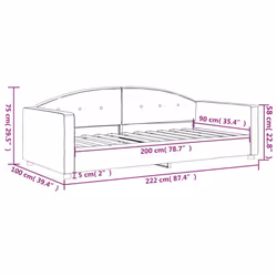 VidaXL 354138 canapé lit sofa Vert - Vue supplémentaire 8