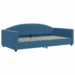 VidaXL 354142, lit sofa, Bleu, mousse, Métal, Polyester, Polywood, Bois, 2220 mm, 1100 mm