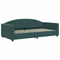 VidaXL 354145, lit sofa, Vert, mousse, Métal, Polyester, Polywood, Bois, 2220 mm, 1100 mm
