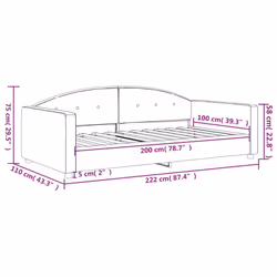 VidaXL 354146 canapé lit sofa Rose - Vue supplémentaire 8
