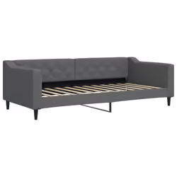 VidaXL 354157, lit sofa, Gris, mousse, Métal, Polyester, Bois, 2230 mm, 900 mm