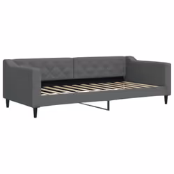 VidaXL 354162, lit sofa, Gris, mousse, Métal, Polyester, Bois, 2230 mm, 1000 mm
