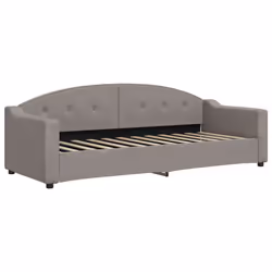 VidaXL 354181, lit sofa, Taupe, mousse, Métal, Polyester, Bois, 2230 mm, 900 mm