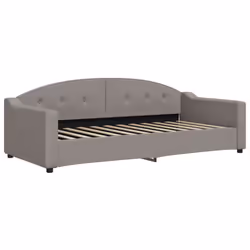 VidaXL 354186, lit sofa, Taupe, mousse, Métal, Polyester, Bois, 2230 mm, 1000 mm