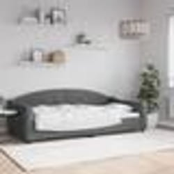 vidaXL Lit de repos gris foncé 100x200 cm tissu - 100 x 200 cm