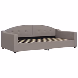 VidaXL 354191, lit sofa, Taupe, mousse, Métal, Polyester, Bois, 2230 mm, 1100 mm
