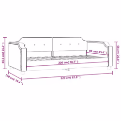 VidaXL 354205 canapé lit sofa Gris - Vue supplémentaire 8