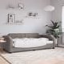 vidaXL Lit de repos sans matelas taupe 90x200 cm tissu - 180 x 200 cm