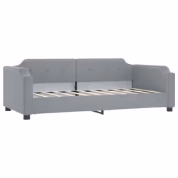 VidaXL 354210, lit sofa, Gris, mousse, Métal, Polyester, Bois, 2230 mm, 1100 mm