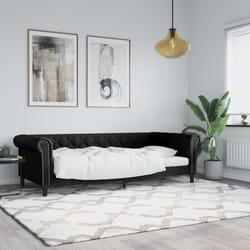 VidaXL 354222 canapé lit sofa Noir