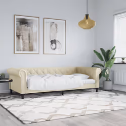 VidaXL 354224 canapé lit sofa Crème