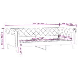 VidaXL 354229 canapé lit sofa Cappucino - Vue supplémentaire 8