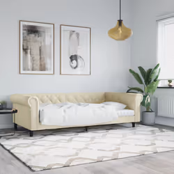 VidaXL 354232 canapé lit sofa Crème