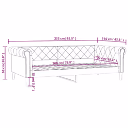 VidaXL 354233 canapé lit sofa Cappucino - Vue supplémentaire 8