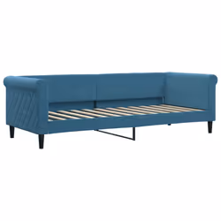 VidaXL 354236, lit sofa, Bleu, mousse, Métal, Polyester, Polywood, Bois, 2290 mm, 900 mm