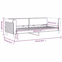 VidaXL 354241 canapé lit sofa Noir - Vue supplémentaire 8