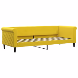 VidaXL 354242, lit sofa, Jaune, mousse, Métal, Polyester, Polywood, Bois, 2290 mm, 900 mm