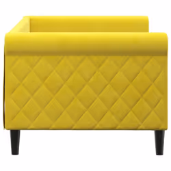 VidaXL 354242 canapé lit sofa Jaune - Vue supplémentaire 4