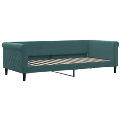 VidaXL 354246, lit sofa, Vert, mousse, Métal, Polyester, Polywood, Bois, 2290 mm, 1000 mm