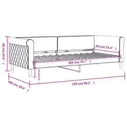 VidaXL 354246 canapé lit sofa Vert - Vue supplémentaire 8