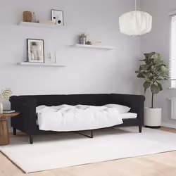 VidaXL 354248 canapé lit sofa Noir
