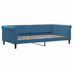 VidaXL 354250, lit sofa, Bleu, mousse, Métal, Polyester, Polywood, Bois, 2290 mm, 1100 mm