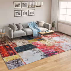 Créez une ambiance chaleureuse dans votre maison avec ce tapis distinctif ! C'est le choix parfait pour décorer votre pièce t ...