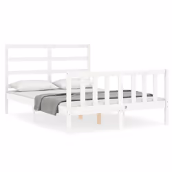 VidaXL 3191902, Blanc, 1255 mm, 2,06 m, 1000 mm, 1200 x 2000 mm, 21 cm